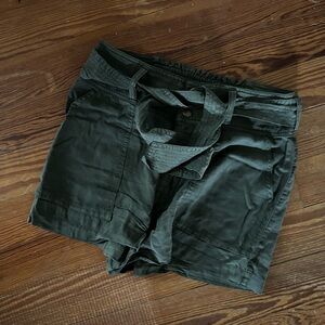 Abercrombie & Fitch Dark Green Cargo Shorts